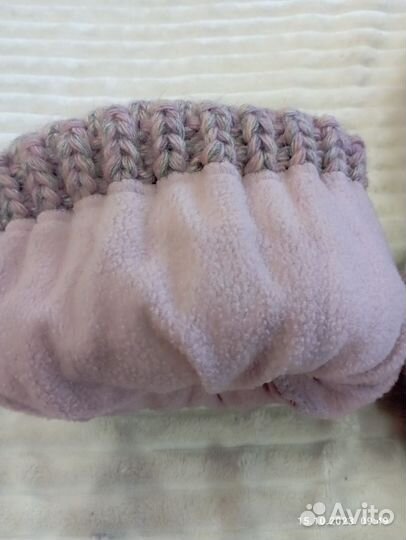 Комплект шапка и снуд женский