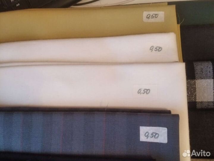 Лоскут камвольной ткани СССР лот 2 (0,5-0,59 м)