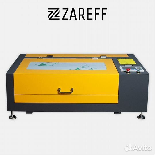 Лазерный станок Zareff Slim 600х400мм 60x40 50W