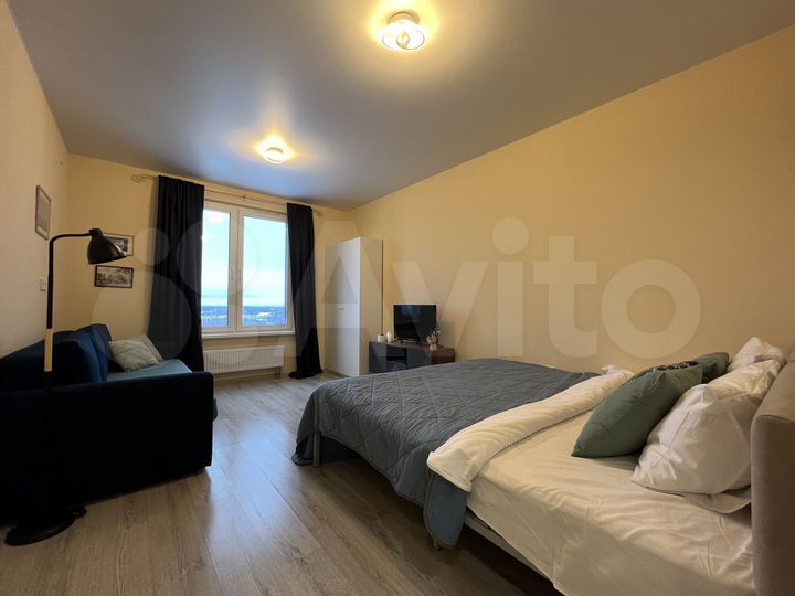 1-к. квартира, 45 м², 2 кровати