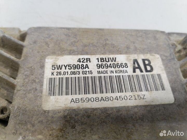 Блок управления двигателем Daewoo Nexia 2 F16D3