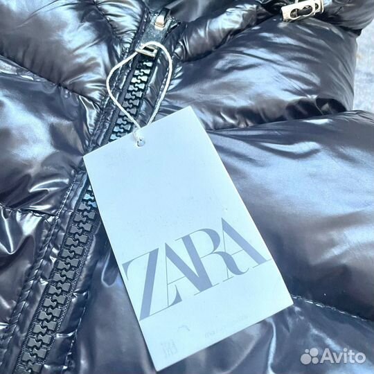 Пуховик Zara черный