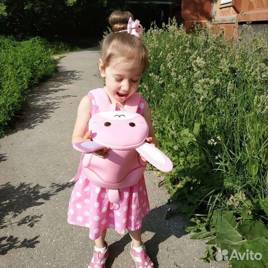 Яркие ортопедические рюкзаки для девочек 3-7 лет