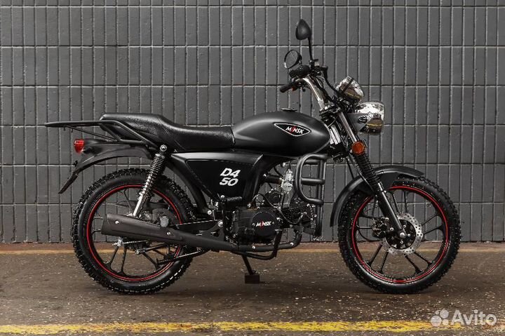 Мопед черный минск D4 50M1NSK