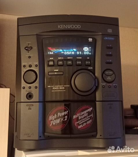 Муз.центр Kenwood RXD-303 с USB и blutooth
