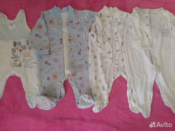 Вещи на мальчика пакетом р.62-68