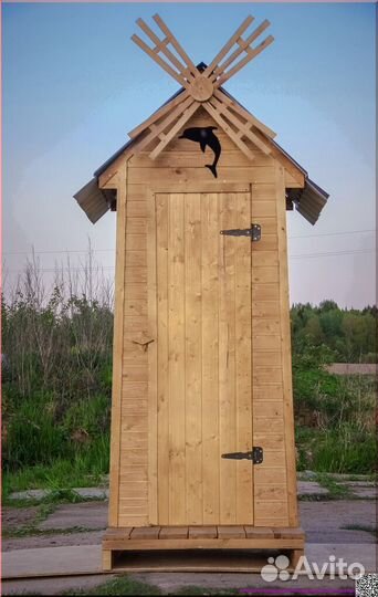 Дачный туалет с установкой BAG341