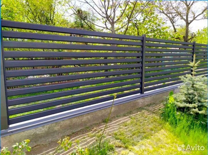 Металлический забор жалюзи Royal и Rancho / Ранчо