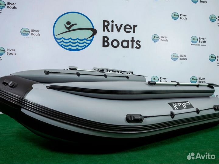 Лодка пвх RiverBoats RB 390 нднд с фальшбортом