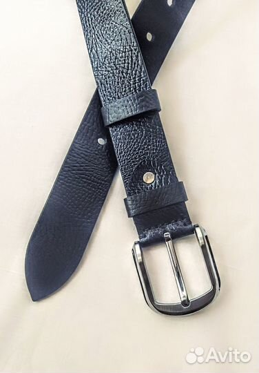 Ремень из натуральной кожи ручной работы