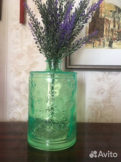 Ваза цветное стекло