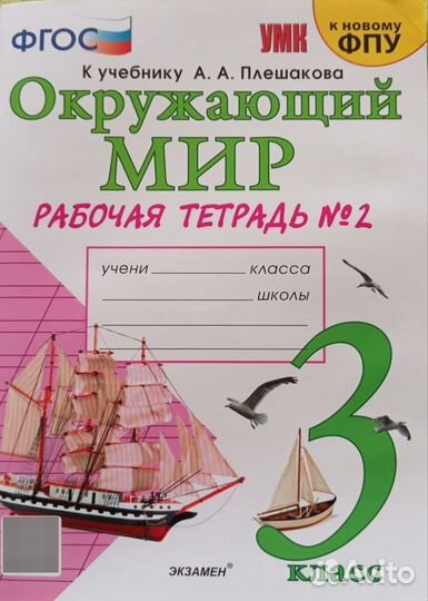 Рабочая тетрадь окружающий мир плешаков 3 класс