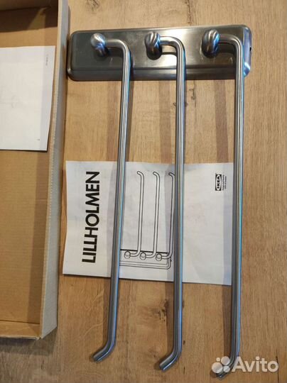 Вешалка для полотенец икея Lillholmen металл