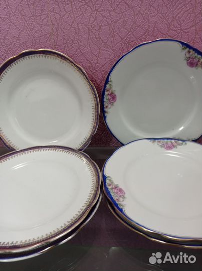 Тарелки старинные РСФСР