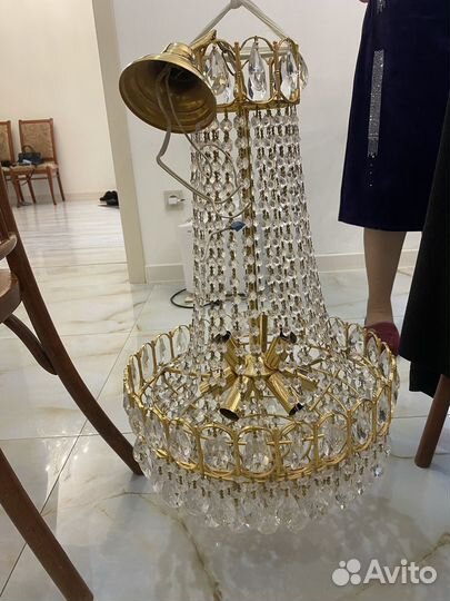 Люстра хрустальная