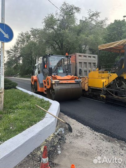 Асфальтирование и благоустройство территории