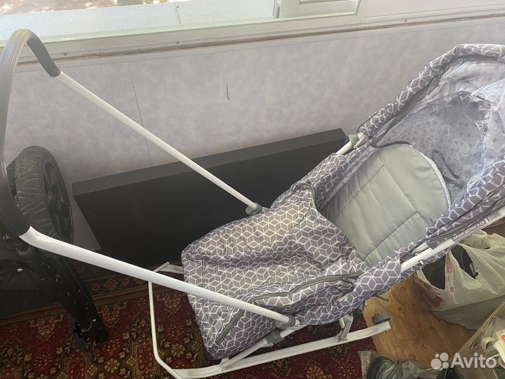 Детские санки коляска