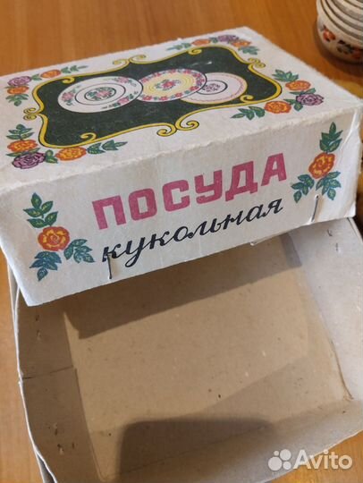 Кукольная посуда СССР