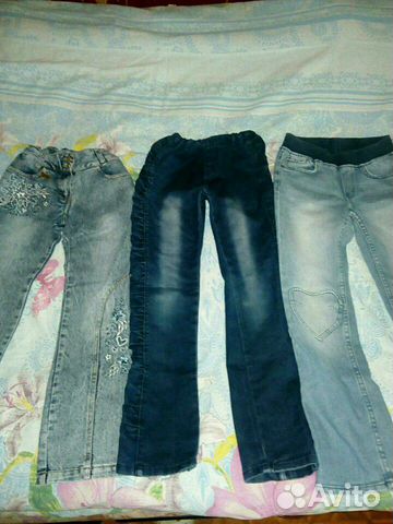 Джинсы на девочку 5-6 лет