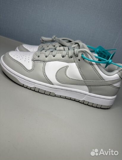 Кроссовки nike dunk grey fog оригинал poizon