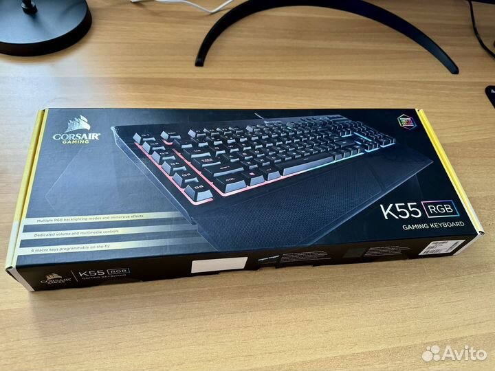 Игровая клавиатура Corsair gaming K55 RGB