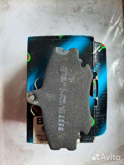 Тормозные колодки рено