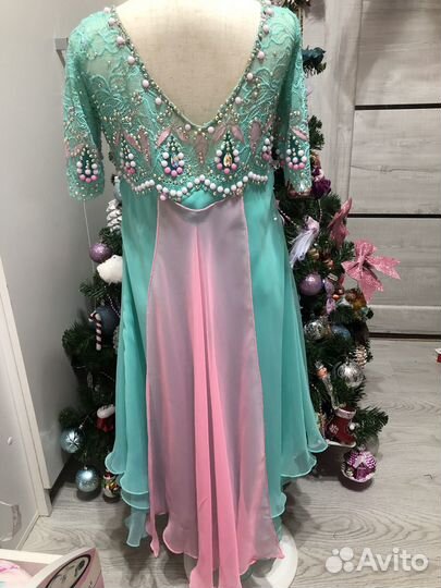 Платье для фигурного катания 140-146 аренда прокат