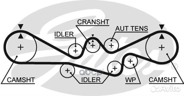 Ремень грм subaru forester,impreza,legacy,outback