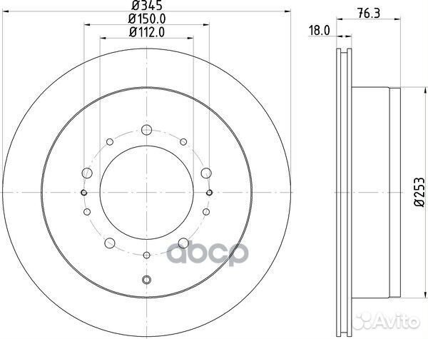 Диск тормозной зад ND1029K nisshinbo