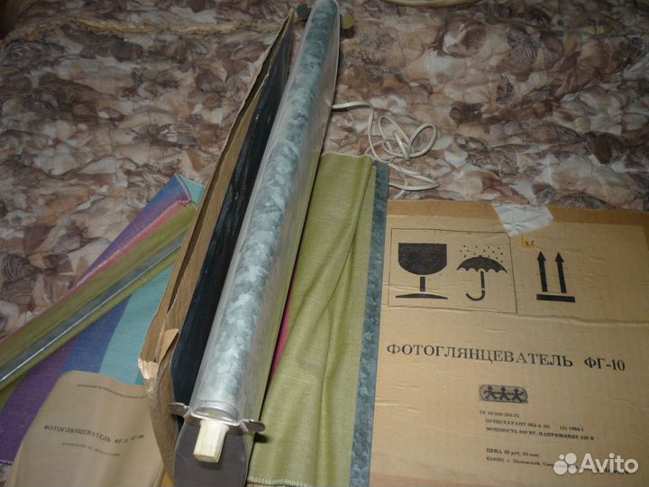 Глянцеватель, осветительные приборы