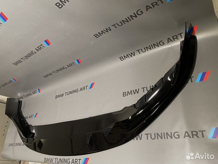 Сплиттер губа bmw 5 g30 lci рестайлинг