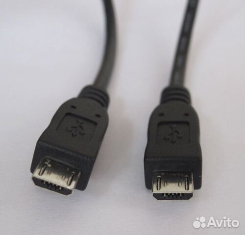 Удлинитель microusb B5pin 1м. (штекер-штекер)