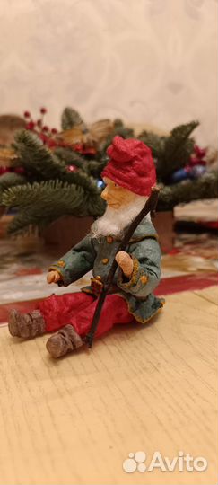 Ватные елочные игрушки