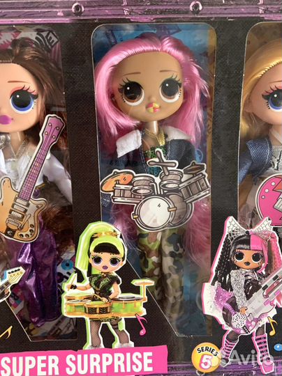 Новые куклы лол (набор, 4 штуки)
