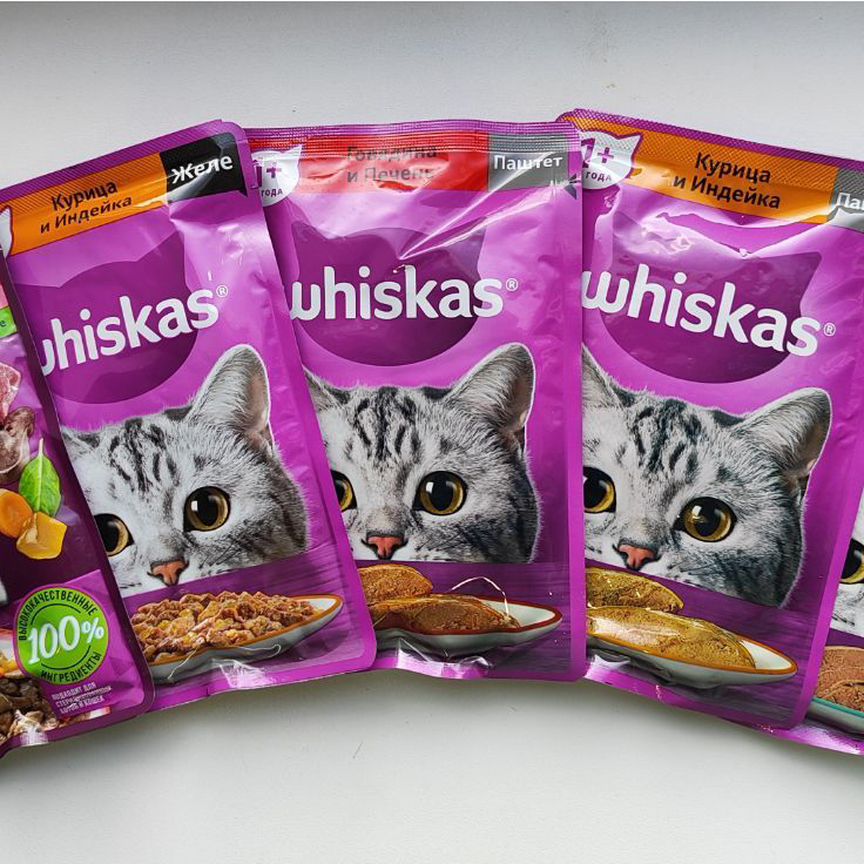 Влажный корм для кошек Whiskas