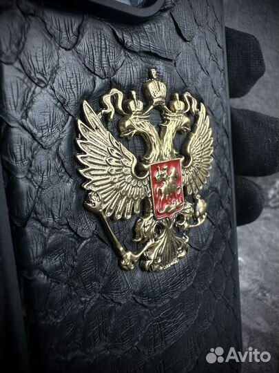 15pro Max чехол Питон Герб России