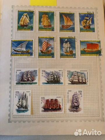 Марки СССР Самолеты Поезда Корабли