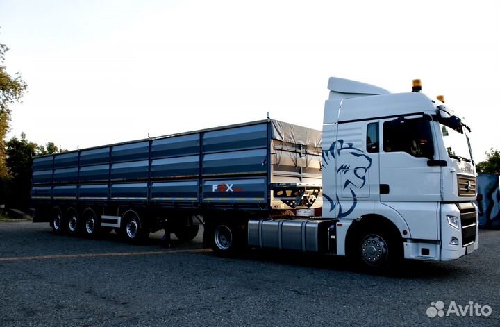 Полуприцеп зерновоз FOX Trailer Зерновоз-бортовой 3+1, 2023