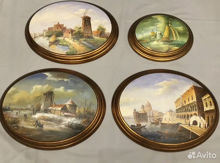 Картины маслом на дереве, холсте Китай, Герм. Рос