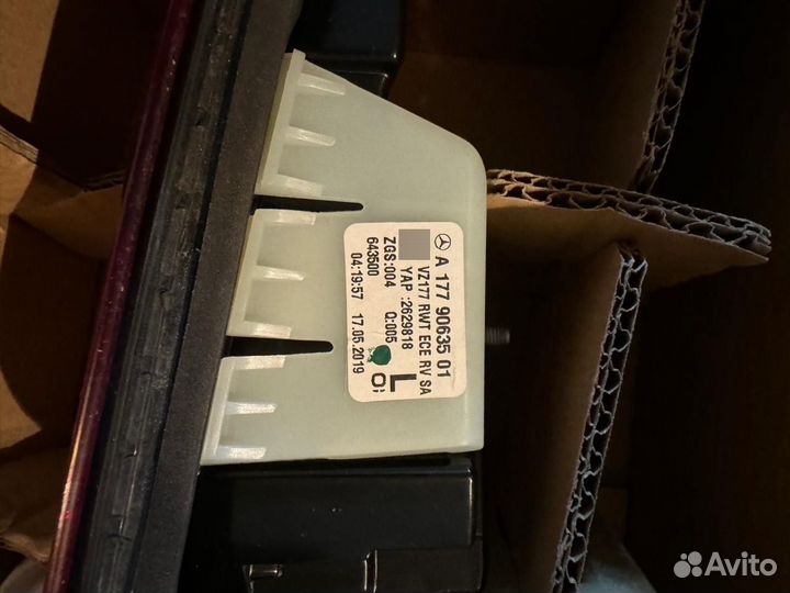 Фонарь задний левый Mercedes-Benz A-Class W177