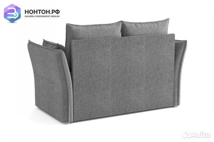 Диван 2-х местный Бруклин серый