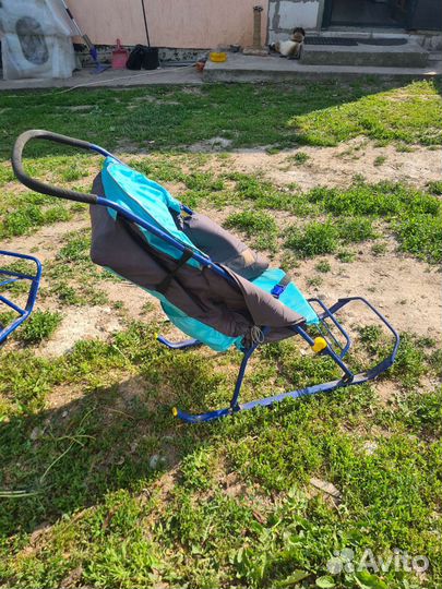 Коляска санки детские