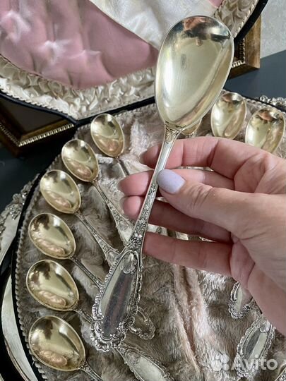 Серебряные ложки для мороженого