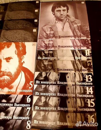 Виниловые пластинки В.Высоцкого