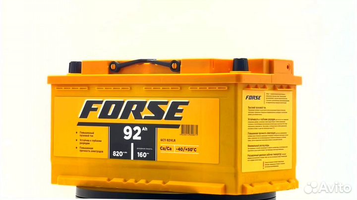 Аккумулятор forse 6ст- 92 VLR (0)