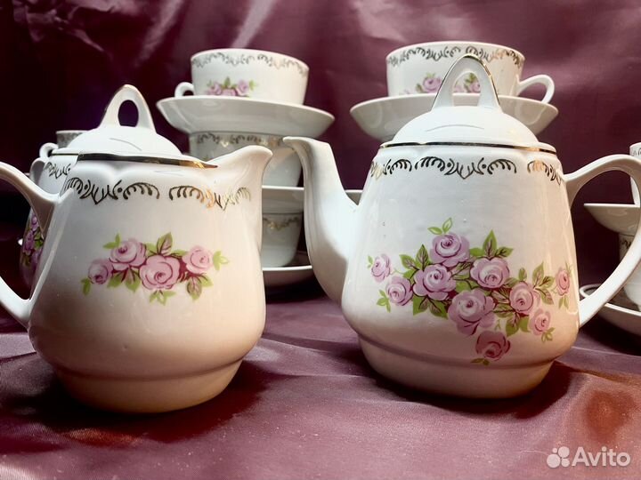 Сервиз чайный СССР Рига