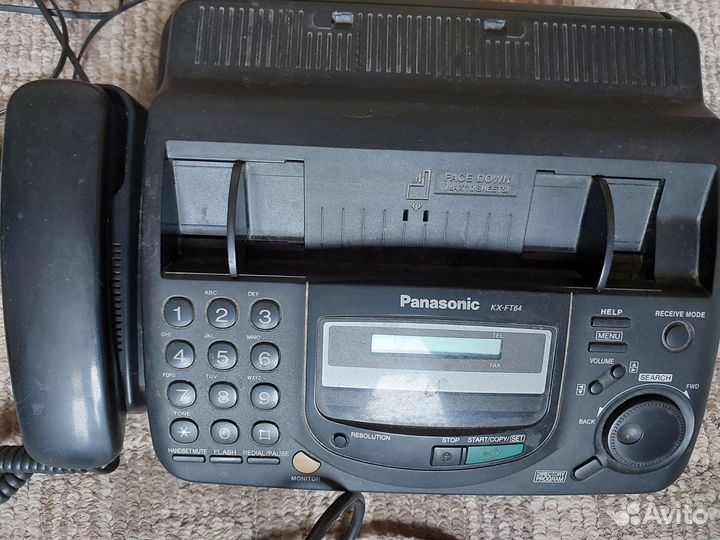 Телефон факс Panasonic KX-FT64