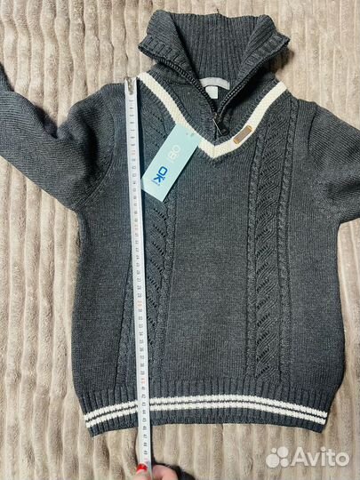 Джемпер свитер новый для мальчика 122 128 Okaidi
