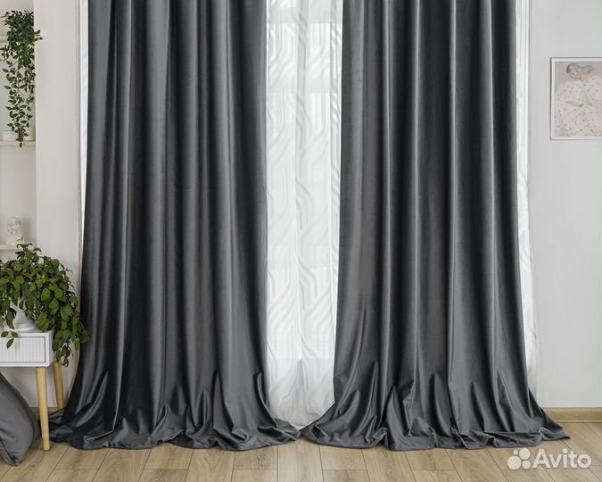 Шторы бархат Беллиссимо мистик новые пошив