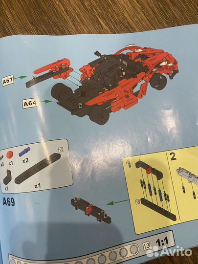 Конструктор lego technic с пультом